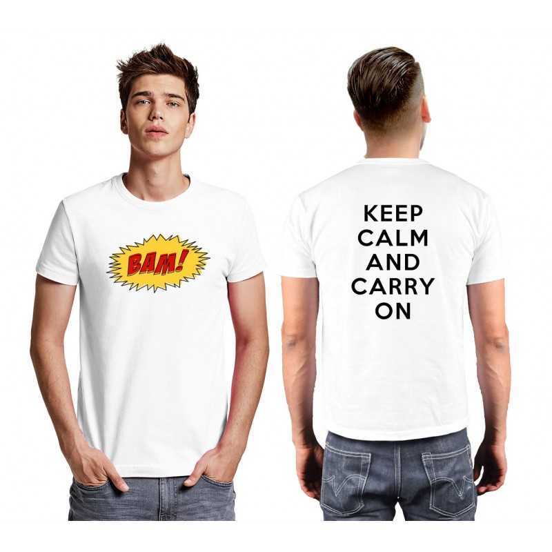 T-shirt bianca personalizzata con stampa
